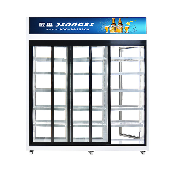 Front And Rear Opening Beverage Cabinet