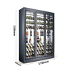 Rose Gold Wine Refrigerator Cabinet