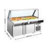 Cylinder-type Salad Station Sauce Station