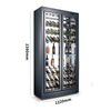 Rose Gold Wine Refrigerator Cabinet