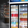 Front And Rear Opening Beverage Cabinet