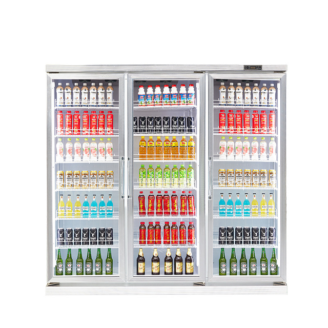 Three - Door Beverage Commercial Freezer