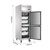 Commercial Four-Door Refrigerator Tall Freezer