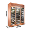 Rose Gold Wine Refrigerator Cabinet