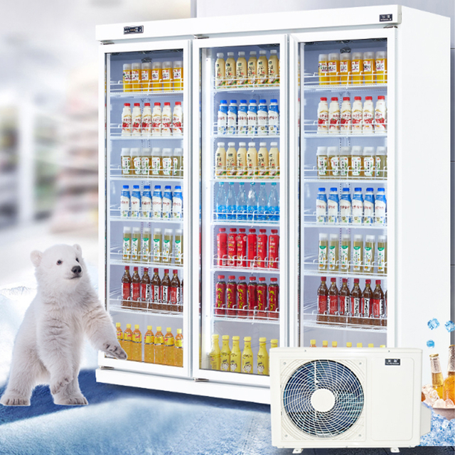 Four-door Split-type Beverage Refrigerated Display Freezer