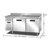 Commercial Air-Cooled Workbench Bar Wine Cooler