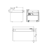 Open - Type Heat - Preserving Display Cabinet
