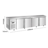 GN Pan Workbench Refrigerated Freezer