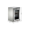 Air-cooled Bar Beer Refrigerator
