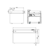 Buffet Open Freezer