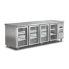 Glass Door Workbench Freezer