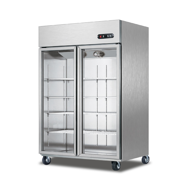 Glass Door Vertical Freezer