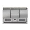 Marble Countertop Salad Counter Freezer