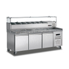 Marble Pizza Console Refrigerator