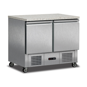 Marble Countertop Salad Counter Freezer