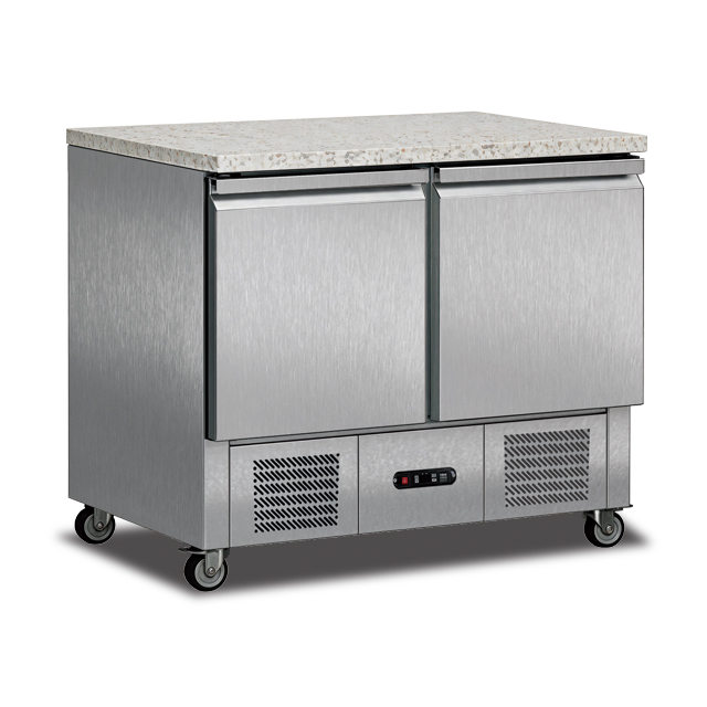 Marble Countertop Salad Counter Freezer